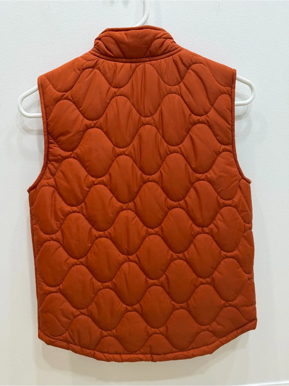 Janie and Jack Boys 10-12 Rust Orange Quilted Puffer Vest Fall